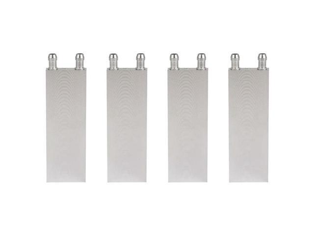4X Aluminum Alloy CPU Radiator 40X120mm Water Cooling Block Liquid Water Heat Sink For PC Laptop