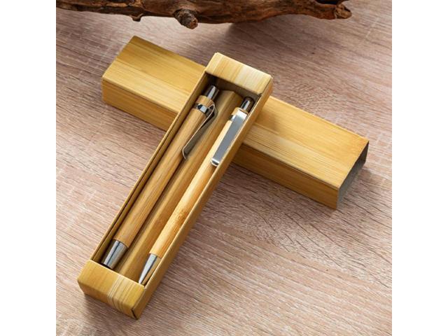 10Set Bamboo Multifunctional Touch Pen & Ballpoint Pen Office School Wrting Stationery Business Signature Ball Pens