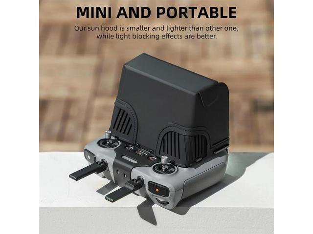 Mini Silicone Sunshade With Screen Remote Control Multifunction Portable Accessories For Air 3 Hood RC 2
