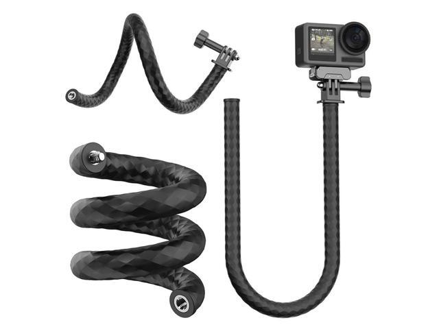 Action Camera Mount Flexible Mount with 1/4inch Screw Hole Camera Mount Phone Clamp Holder Neck Holder for Camera Phone