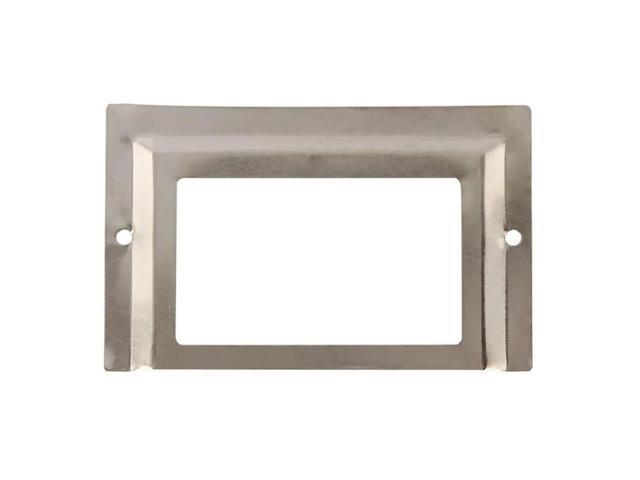 Post Office Library File Drawer l Tag el Holder, Silver Tone, 30 Pieces