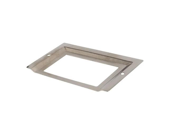 Post Office Library File Drawer l Tag el Holder, Silver Tone, 30 Pieces