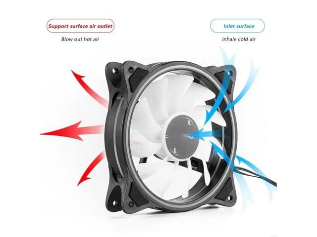 Tool RGBs PC Cooling Fan 10s Installation 360° Lighting Wide Compatibility Multiple Devices