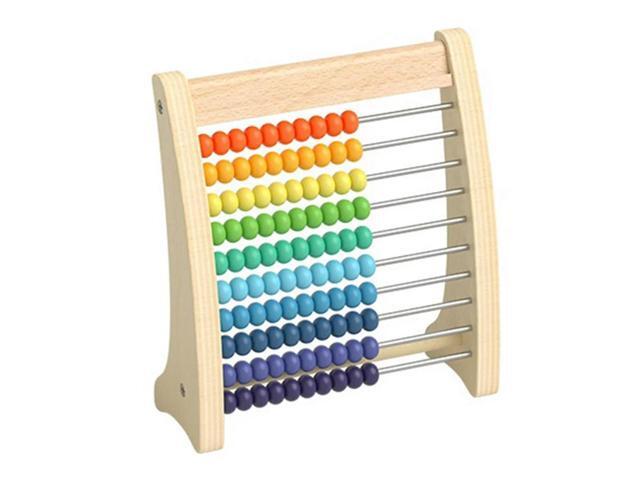 Mathematics Calculation Stand, Addition And Subtraction Number Recognition Artifact, Wooden Abacus