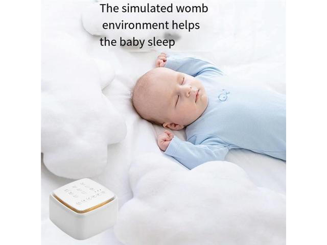 30 Soothing Sounds White Noise Machine With Night Light For Enhanced Sleep For Babies & Adults