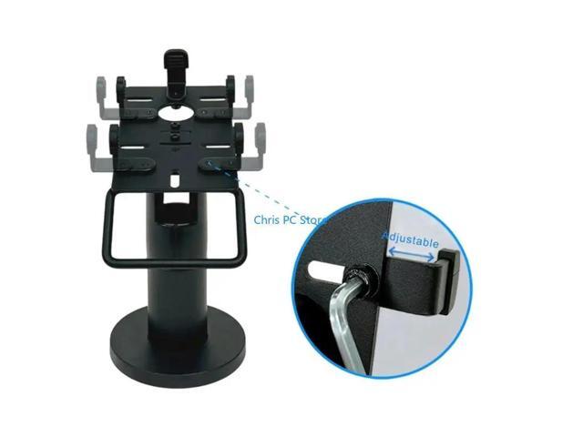 Universal Credit Card Terminal Stand with Internal Wire Routing Adjustable Clamp for 70-100mm Width Device