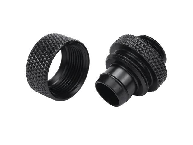 10Pc Water Cooling Fittings G1/4 External Thread Pagoda For 9.5X12.7Mm Soft Tube Computer Cooling System Connector Black