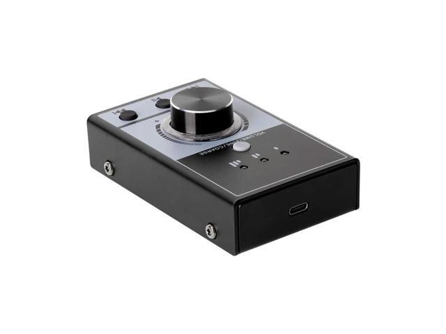 Sound Card Computer Multi Media Volume Controller Audio Interface Black For PC Laptop Android Streaming Video Mute Control