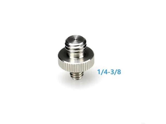 100Pcs Double-headed 1/ 4' Male Screw Thread Convert Adapter For Camera Bracket Quick Mounting Plate Tripod Ballhead