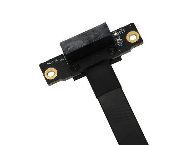 4X PCIE X1 Riser Cable Dual 90 Degree Right Angle Pcie 3.0 X1 To X1 Extension Cable 8Gbps PCI Express 1X Riser Card 20Cm