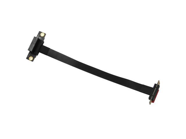 4X PCIE X1 Riser Cable Dual 90 Degree Right Angle Pcie 3.0 X1 To X1 Extension Cable 8Gbps PCI Express 1X Riser Card 20Cm