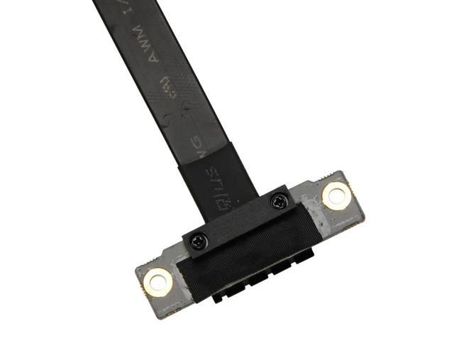 4X PCIE X1 Riser Cable Dual 90 Degree Right Angle Pcie 3.0 X1 To X1 Extension Cable 8Gbps PCI Express 1X Riser Card 20Cm