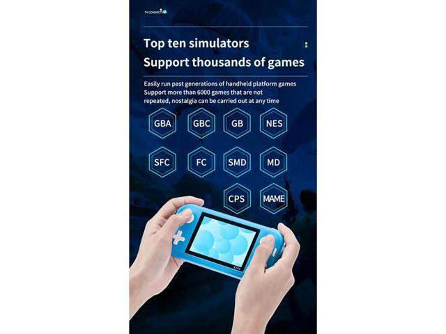 3.5Inch Retro Game Console 8G 6800 Games Portable Handheld Game Console Video Game Console E-Book