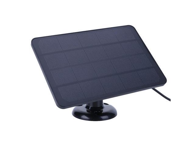 4W 5V Solar Charging Panel Waterproof Adjustable Wall Mount Bracket with 9.8FT Charging Cable for Ring Stick Up & Spotlight Camera