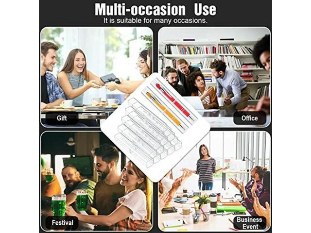 40 Piece Gift Empty Pencil Boxes Plastic Pen Transparent Plastic Pencil Boxes