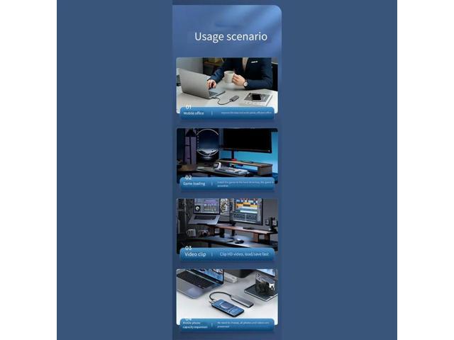 M.2 Nvme SSD Enclosure, 10Gbps Aluminum Tool-Free Case, Supports UASP, Pcie Type C, M Key Solid State Drive, Up To 4TB Durable