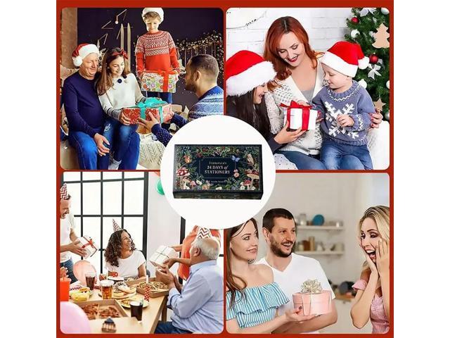 Stationery Advent Calendar 2024, Christmas Countdown Ultimate Calendar, Book Advent Calendar 2024, Christmas Stationery