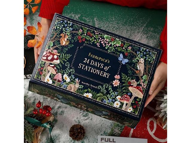 Stationery Advent Calendar 2024, Christmas Countdown Ultimate Calendar, Book Advent Calendar 2024, Christmas Stationery