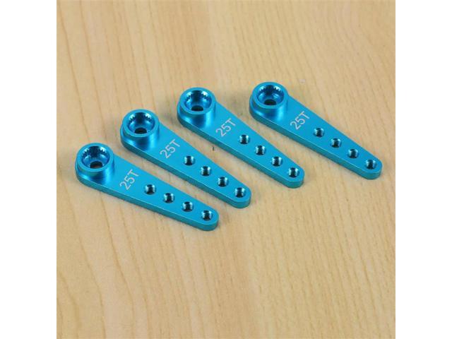 40PCS 37Mm 25T l Extension Steering Servo Arm Horn For RC Car Crawler Parts,Blue