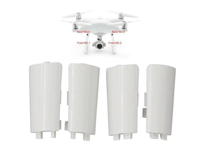 4pcs Landing Gear Antenna Cover Replacement Decorative Cap for Phantom 4 Pro / Advanced /V2.0