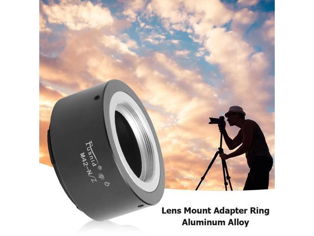 Lens Mount Adapter High Precision Camera Lens Adapter Ring Aluminium Alloy Accessories for M42 To for Z Mirrorless Camera