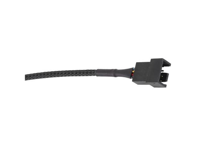 50PCS 4 Pin PWM Fan Extension Power Cable Connector Case Male To Female Extending Cables Compatible With 4 Pin/3Pin Fan