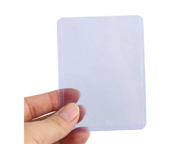 100Pcs Holder Toploaders And Clear Sleeves For Collectible Trading Basketball Sports Cards 35PT Rigid Plastic