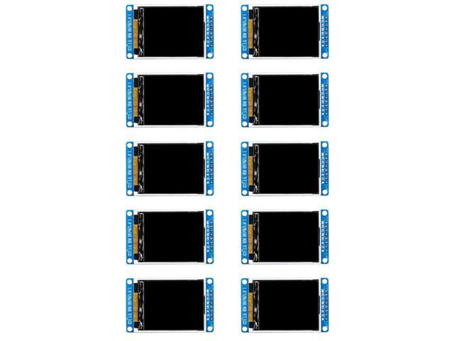 10X 1.8 Inch LCD Display Module Full Color 128X160 RGB SPI TFT LCD Display Module ST7735S 3.3V Replace OLED Power Supply