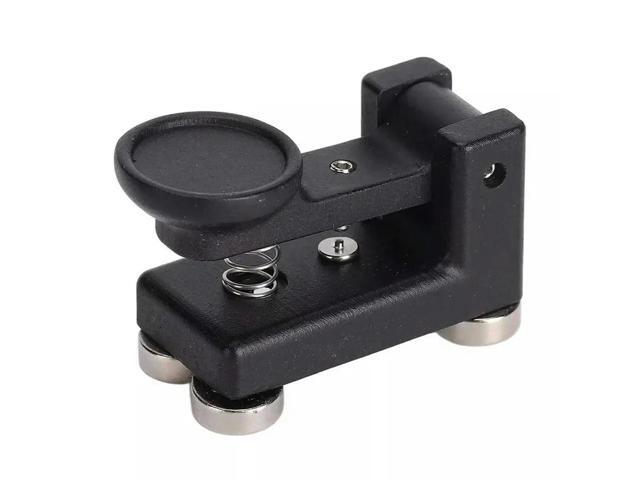 Portable Manual Electric Key Shortwave Radio CW Morse Base Magnetic QU-4525 Connecting Cable 40X30x20mm Test Meters