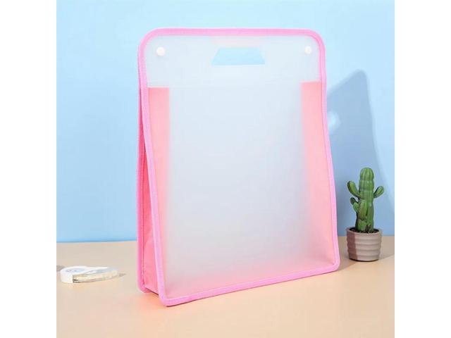 3 Pack High Capacity Scrapbook Paper Bags Expanding Paper For 12 X 12 Sheets, Scrapbook Paper Pink