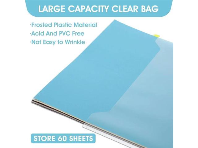 Scrapbook Paper Organizer 12 X 12 Inch Clear Scrapbook Paper Organizer With Sticky Index Tabs Holds