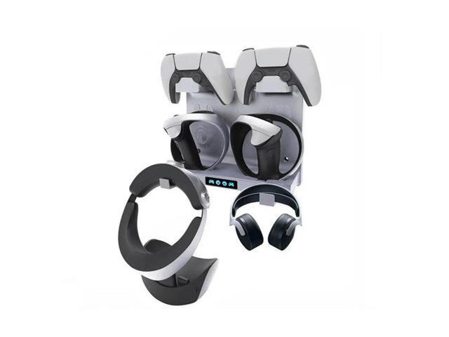 4-In-1 Hanging Game Controller Dock Charger Host Hanging Handle Dock Charger Replacement For PSVR2 PS5 Can Be Stored VR Headset