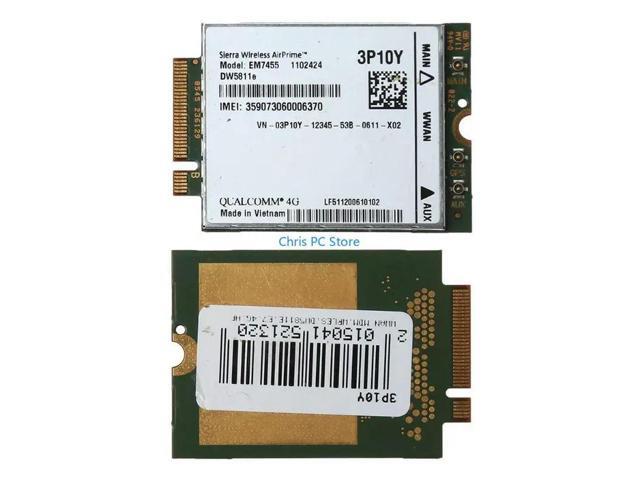 4G LTE WWAN for Wireless Airprime for Latitude 13 7000 Series E7370 15 5000