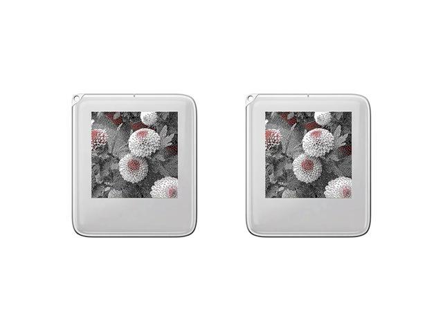 2X NFC Function Keyring 1.54-Inch Three Color Display Screen Image Wireless Transmission Keychain Ink Screen