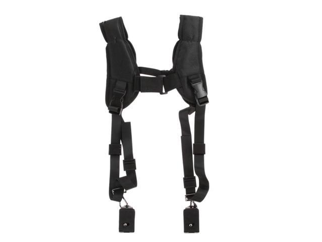 Shoulder Sling Belt Strap Portable Shoulder Strap Camera Mount Quick Adjustment Accessories for Two DSLR Cameras