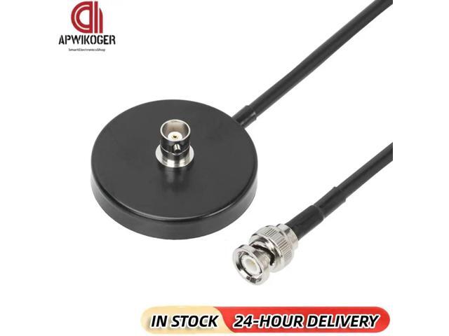 RG58 BNC Male Female Connector Portable Mobile Radio Antenna Mount 5 Meters l for Two Way Radio for Wireless Microphone