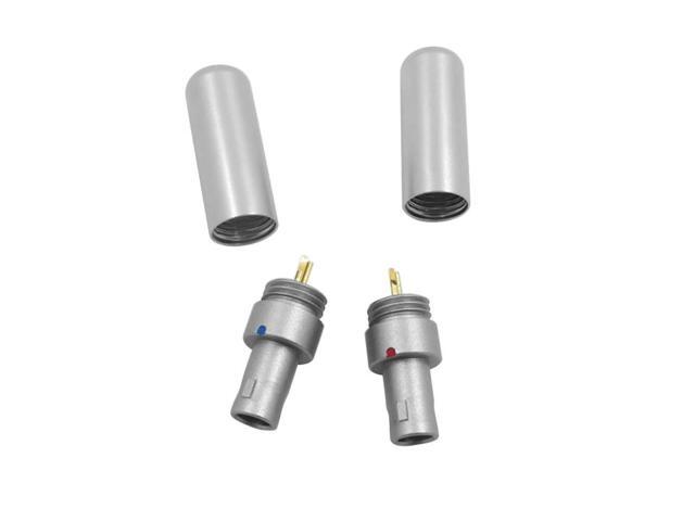 2pcs Headphone Cable Adapter Aluminum Alloy Wire Connector Headset Accessories Plug Audio Jack for Sennheiser Hd800 Hd800s Hd820