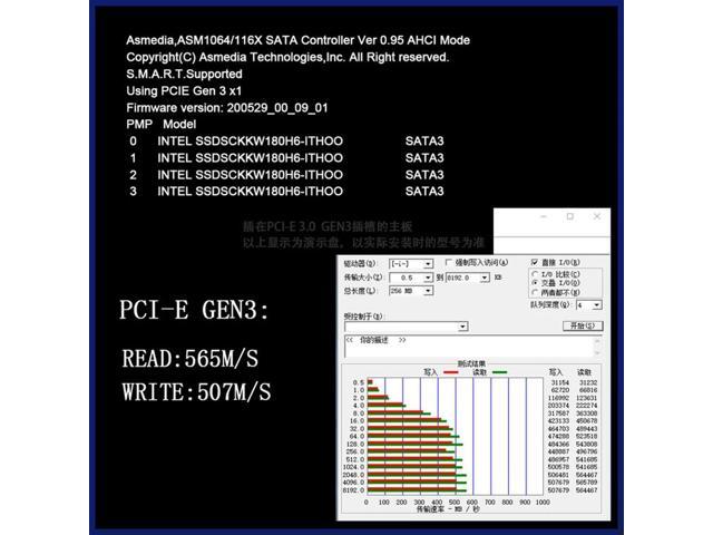 4 Port SATA III PCIe Card 6Gbps SATA 3.0 to PCI Express 1X Adapter with Bracket Hard Disk Drive SSD Adapter Card