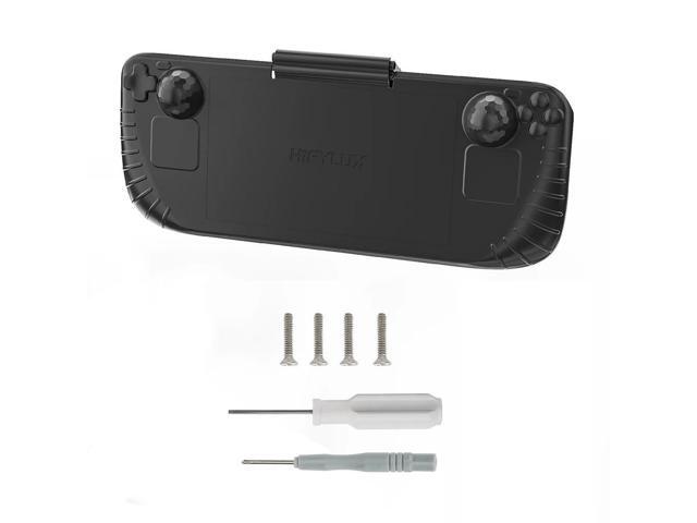 Protective Back Case with Support Stand Cooling Rear Housing Cover Non-scratch Sun Shield Cover Shock-Absorption for Steam Deck