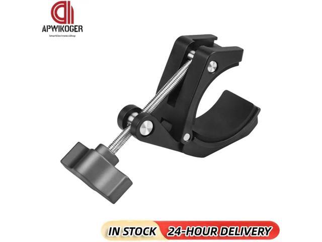 Super Clamp Crab-Shaped Super Clamp with Cold Shoe & 1/4 Inch Thread Hole Camera Clamp Mount for Most Photo Accessories