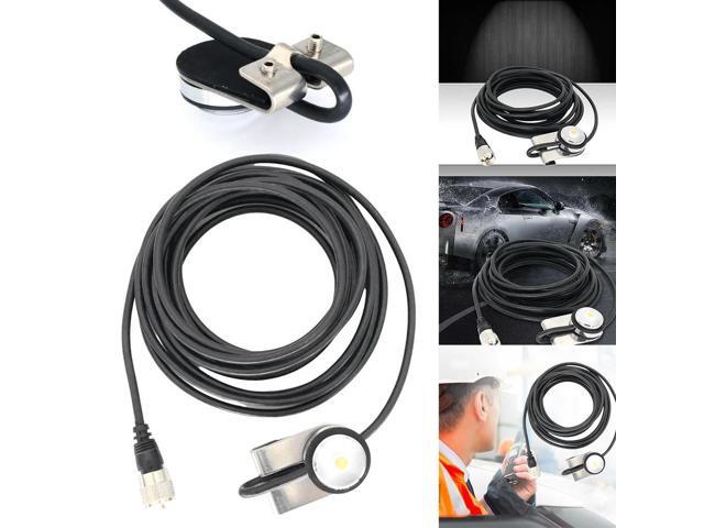 5M NMO To PL259 RG-58 Coaxial Extend Cable NMO L Shape Mount Mobile Car Radio Antenna Cable Antenna Cable for Mobile Radios