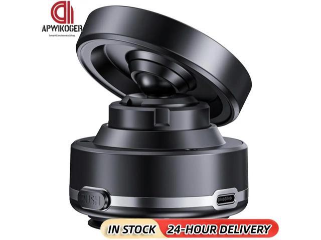 Magnetic Vacuum Car Mount Phone Holder 360° Rotatable Vacuum Adsorption Car Phone Mount for phones 4.7Inch+