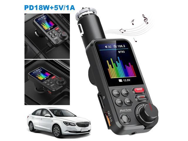 1.8 Inch Music Player QC3.0 Charging Bluetooth-Compatible Handsfree Car Radio Quick Charge Adapter Car Wireless USB Fast Charger