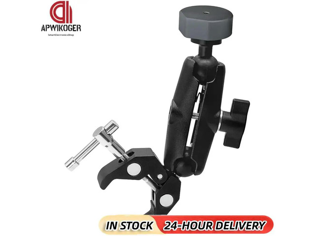 For Starlink Mini Clamp Bracket Kit Adjustable Pole Mount Roof Mount for RV Ladders Roof Rack Balcony