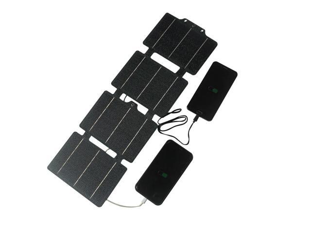 20W Flexible ETFE Solar Panel Charger USB/Type-C Foldable Solar Panels Flexible Folding Solar Charger for Camping Essentials