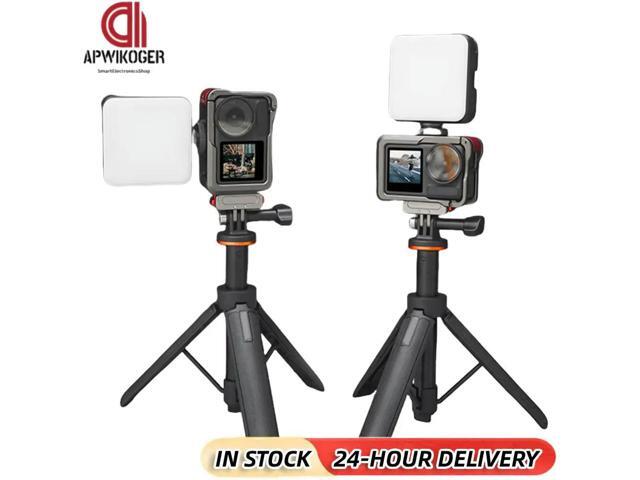 Aluminum Alloy l Frame Cage with Cold Shoe 1/4inch Hole Protective Frame Mount Case for Osmo Action 3/4 Action Camera