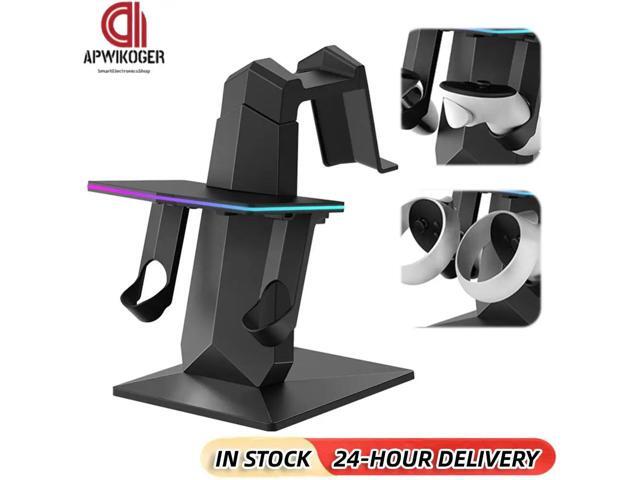 RGB Charging Dock VR Headset Charging Station Headset Display Stand and Controller Mount for Quest3S/ for Quest 3