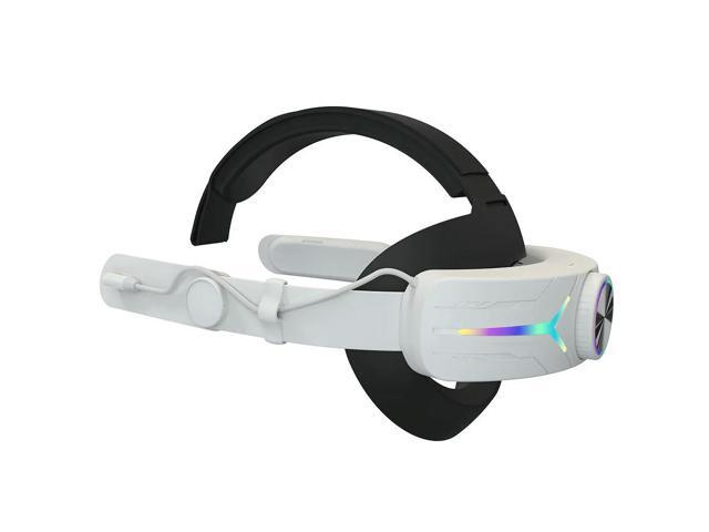 8 in 1 RGB Head Strap VR Accessories Bundle Front Shell Cover Face Cover Controller Grips Cover Lens Protector for Quest 3