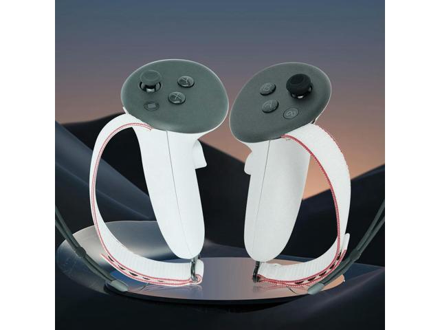 VR Glasses Accessories Adjustable Active Straps l Ring Buckle Lens Cloth Joystick Caps for Quest 3 VR Controller Grips