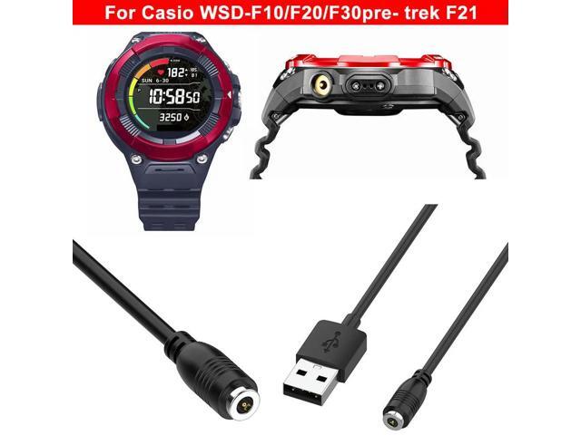 watch Charger Cord USB Charging Cable 1M Watch Accessories Power Charge Wire for WSD-F10 WSD-F20 WSD-F30 Pro-trek F21